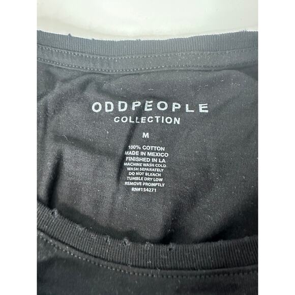 NWT Recycled Karma British Invasion Black T-Shirt Sz L - Picture 2 of 3